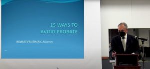 Fifteen Ways to Avoid Probate - Tuesday November 26, 2024